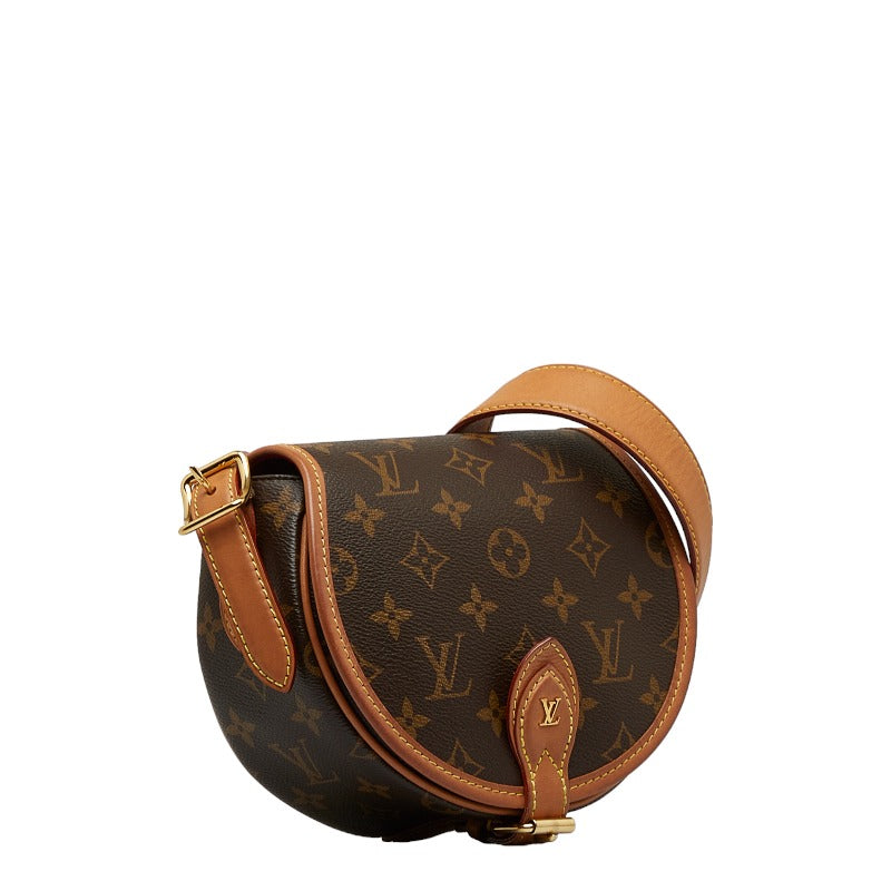 Louis Vuitton Monogram Tomblan Slipper Shoulder Bag M44860 Brown PVC Leather Louis Vuitton