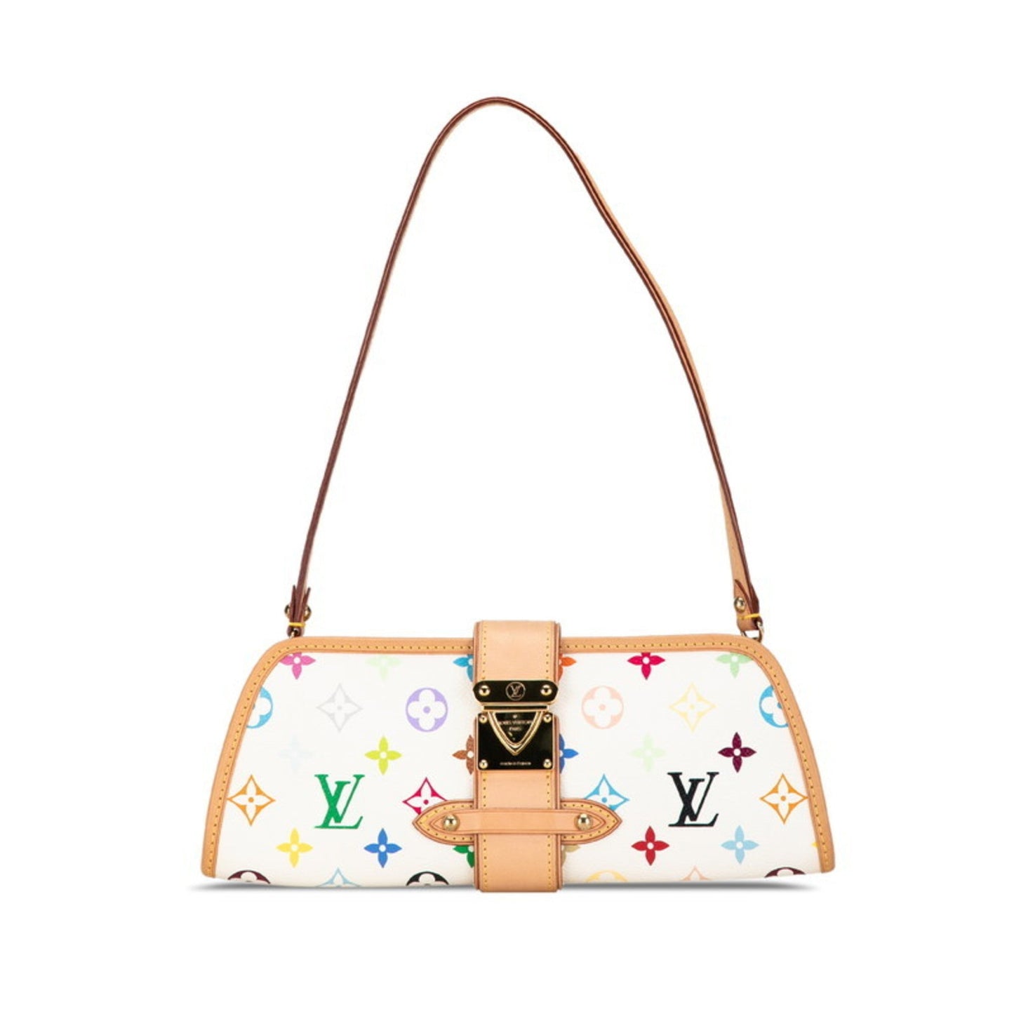 Louis Vuitton Blanc  Pvc Leather Shoulder Bag