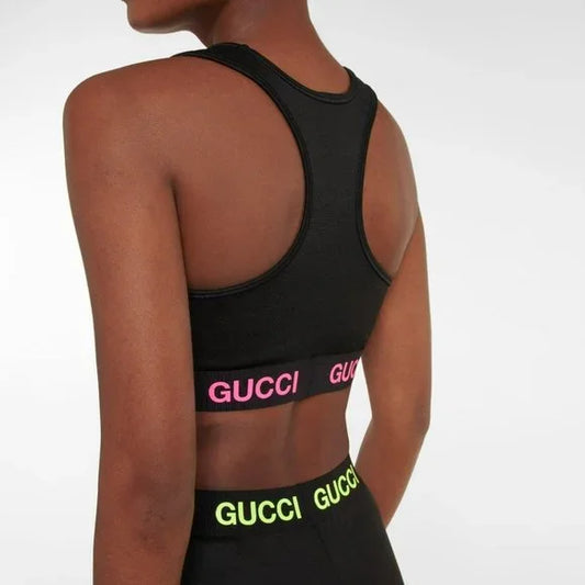 Gucci Technical Jersey Sports Bra