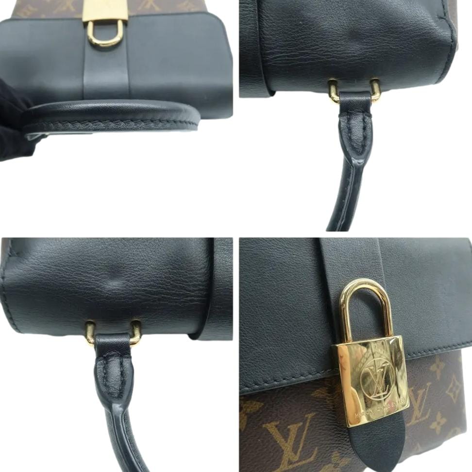 LOUIS VUITTON Locky BB Monogram Canvas Shoulder Bag Brown
