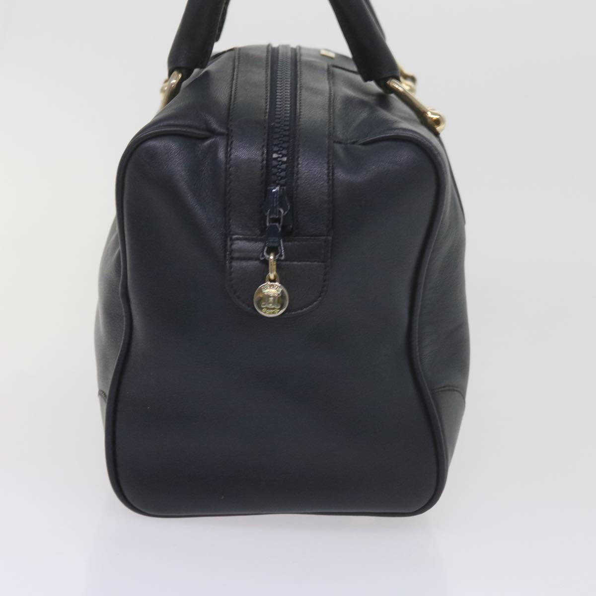 Luxury CELINE Hand Bag Leather Navy  10419