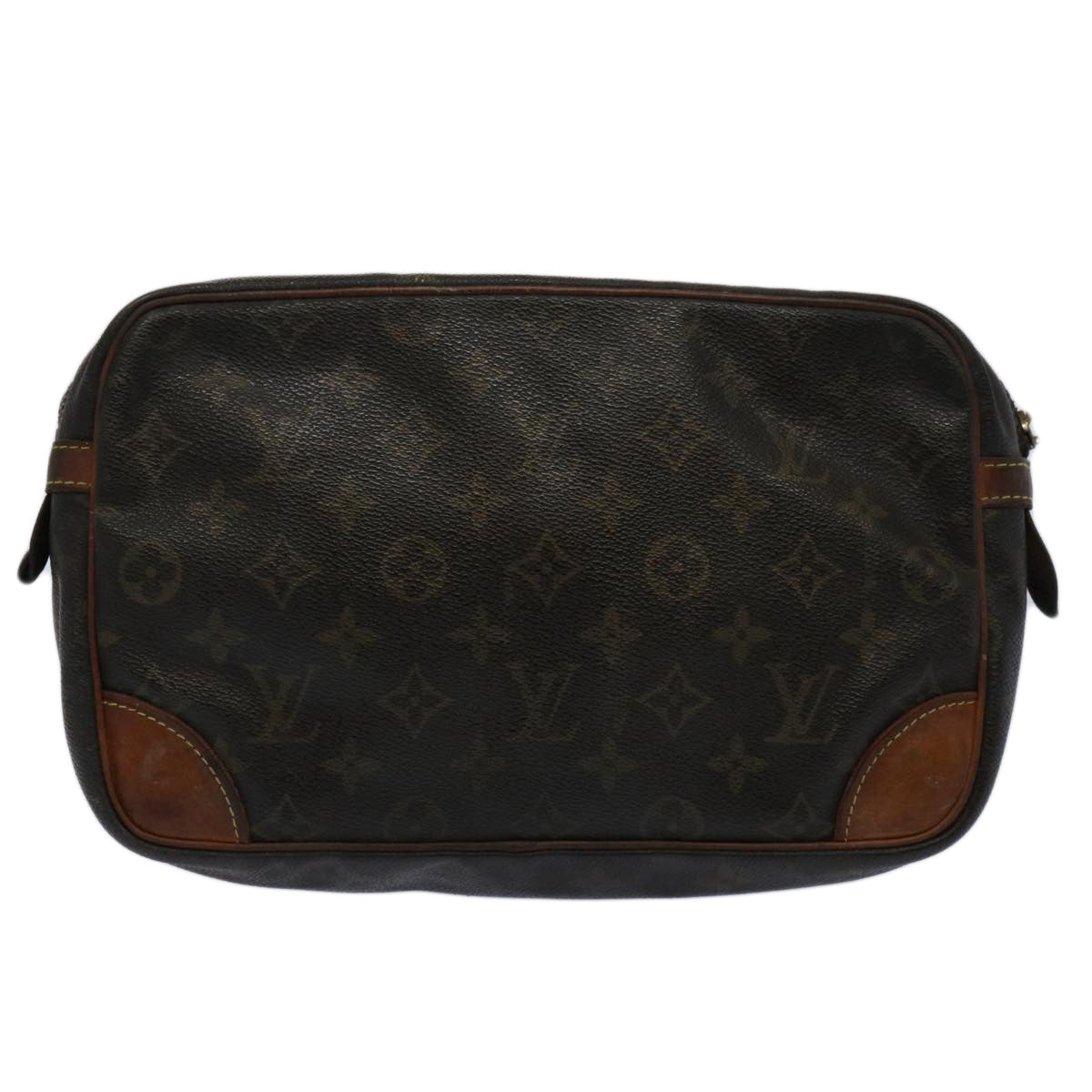 LOUIS VUITTON Monogram Compiegne 28 Clutch Bag M51845 LV Auth bs10569