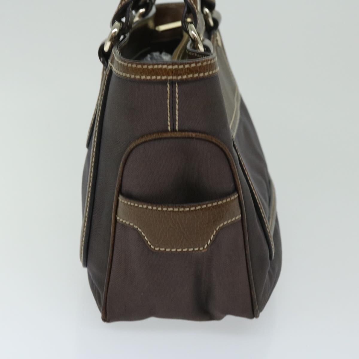 Luxury CELINE Hand Bag Canvas Brown  11179
