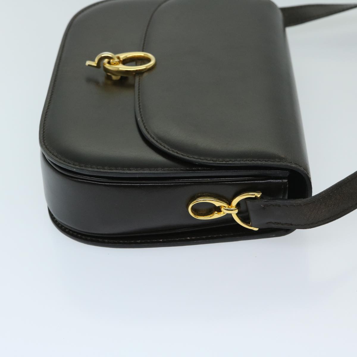 Luxury CELINE Shoulder Bag Leather Brown  11189