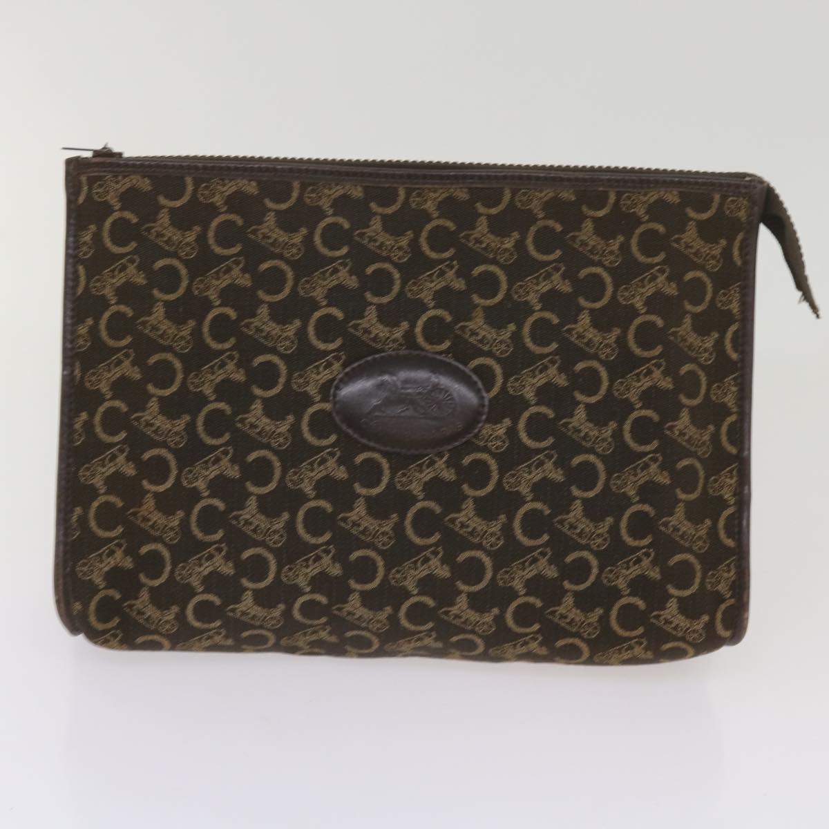 Luxury CELINE Macadam Canvas Clutch Bag 3Set Brown Beige black  11618