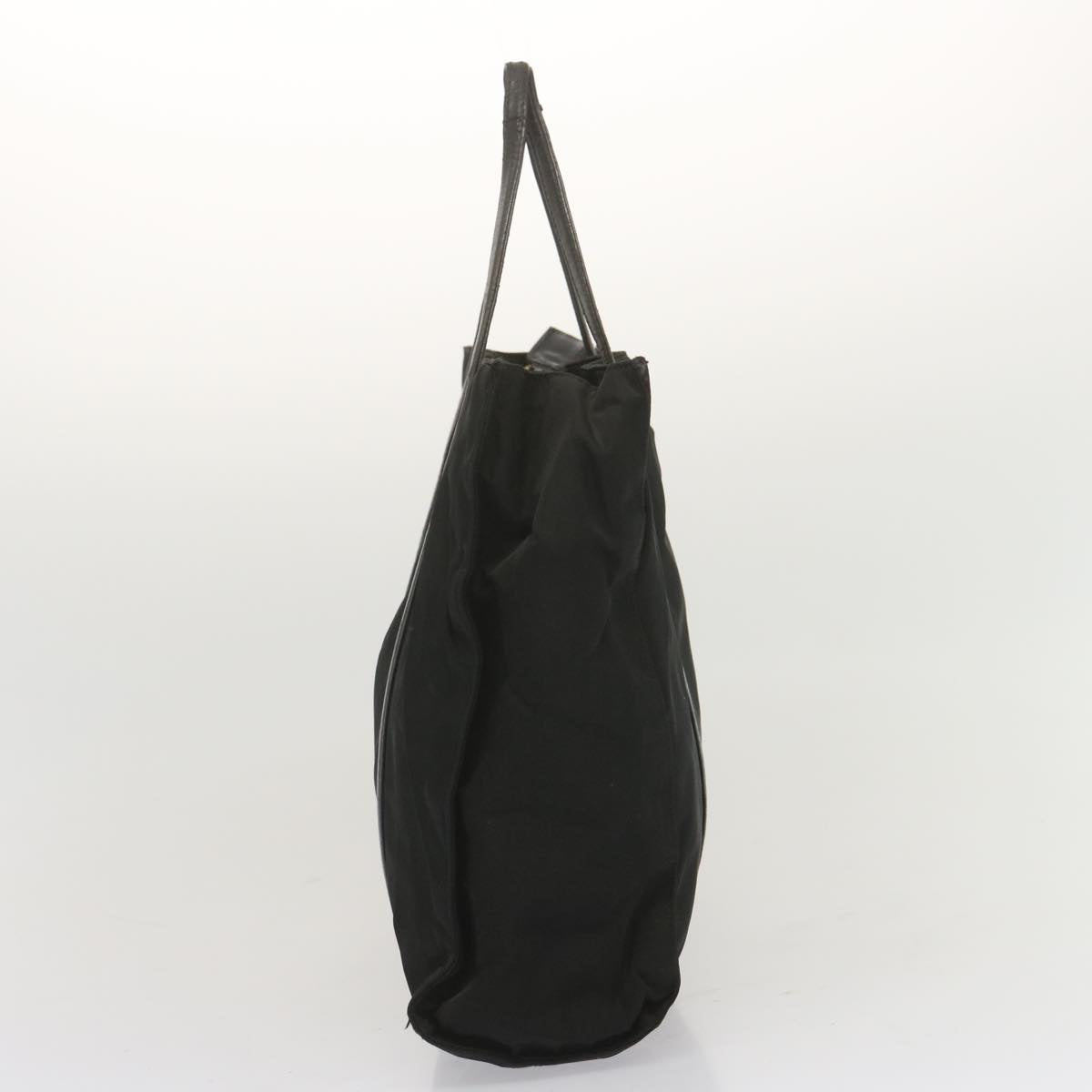 PRADA Hand Bag Nylon Black Auth bs12807