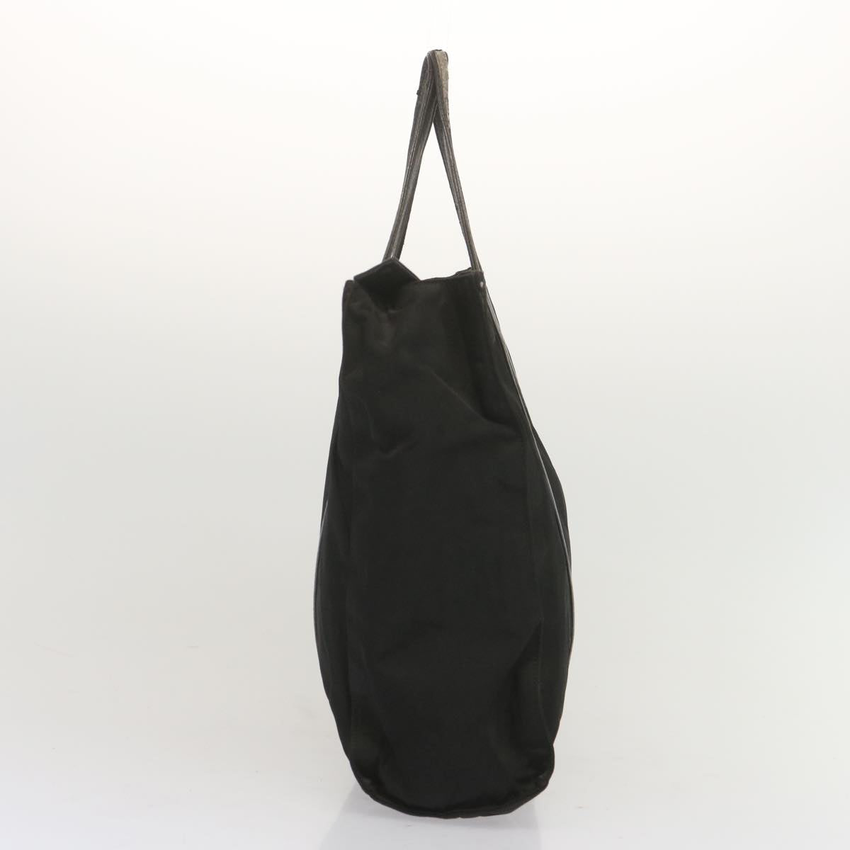PRADA Hand Bag Nylon Black Auth bs12807