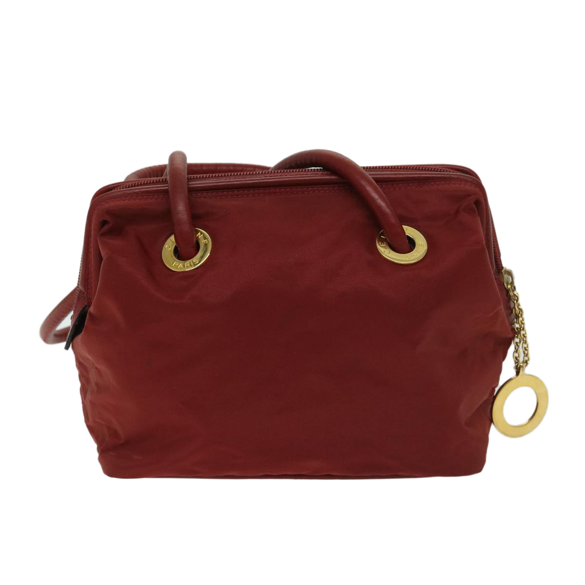 Luxury CELINE Shoulder Bag Nylon Red  12874