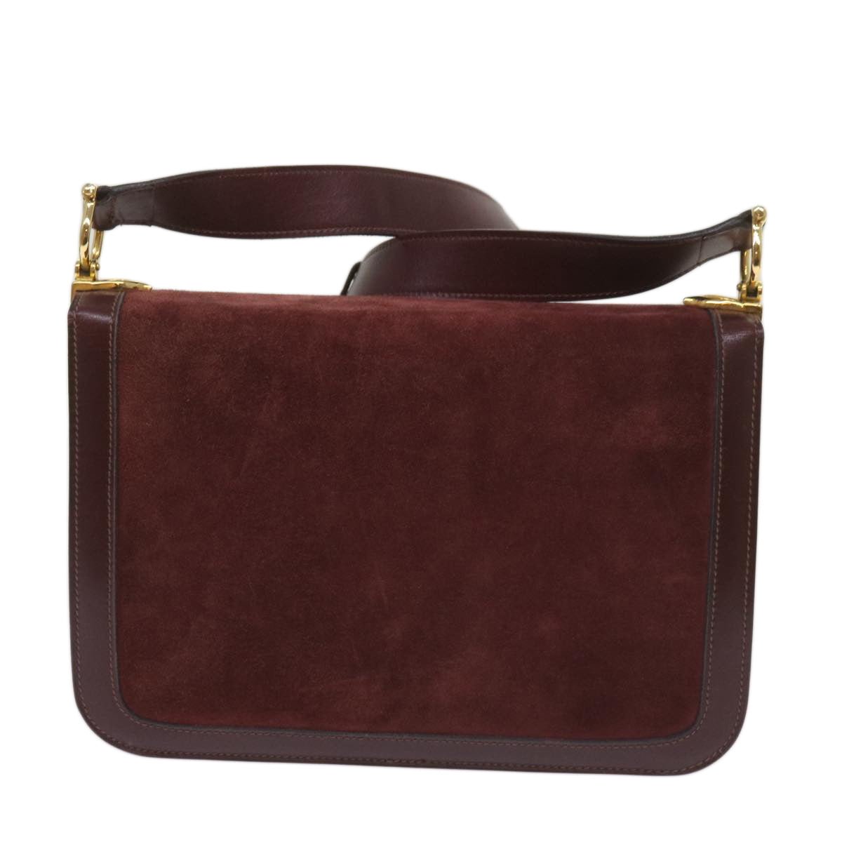 Luxury CELINE Shoulder Bag Suede Red  12924