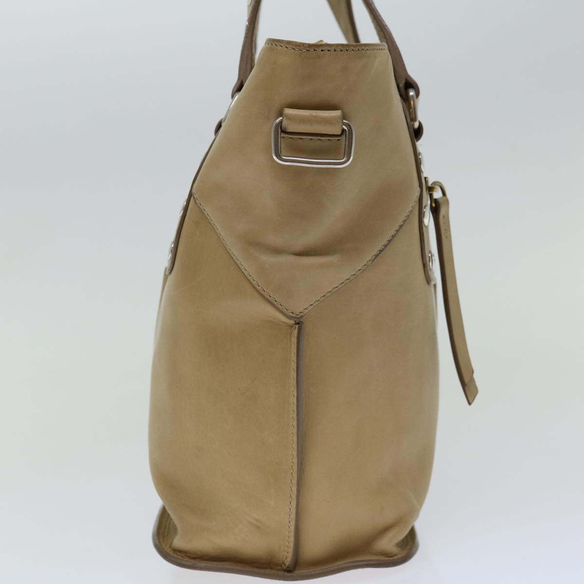 Luxury CELINE Hand Bag Leather Beige  13273