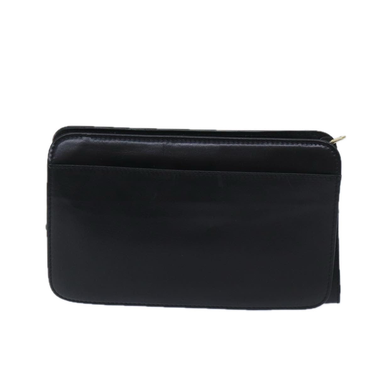 Luxury CELINE Clutch Bag Leather Black  13276