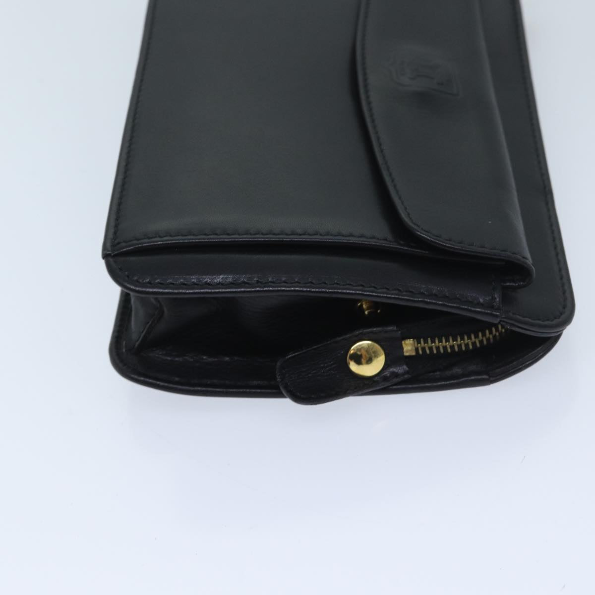 Luxury CELINE Clutch Bag Leather Black  13276
