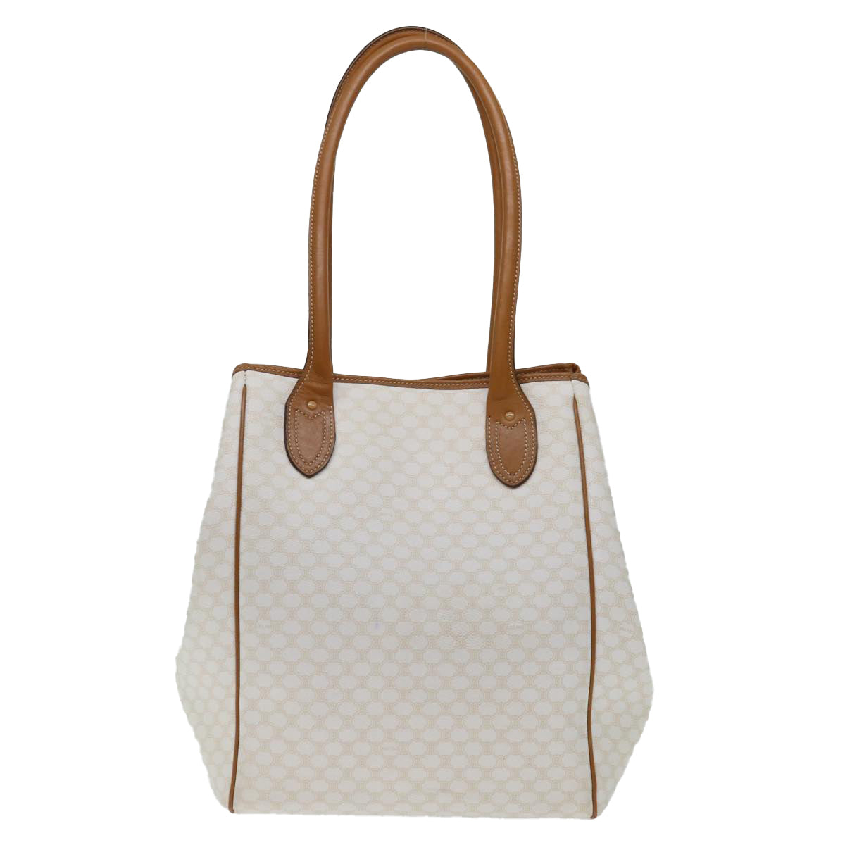 Luxury CELINE Macadam Canvas Tote Bag PVC Whe  13537