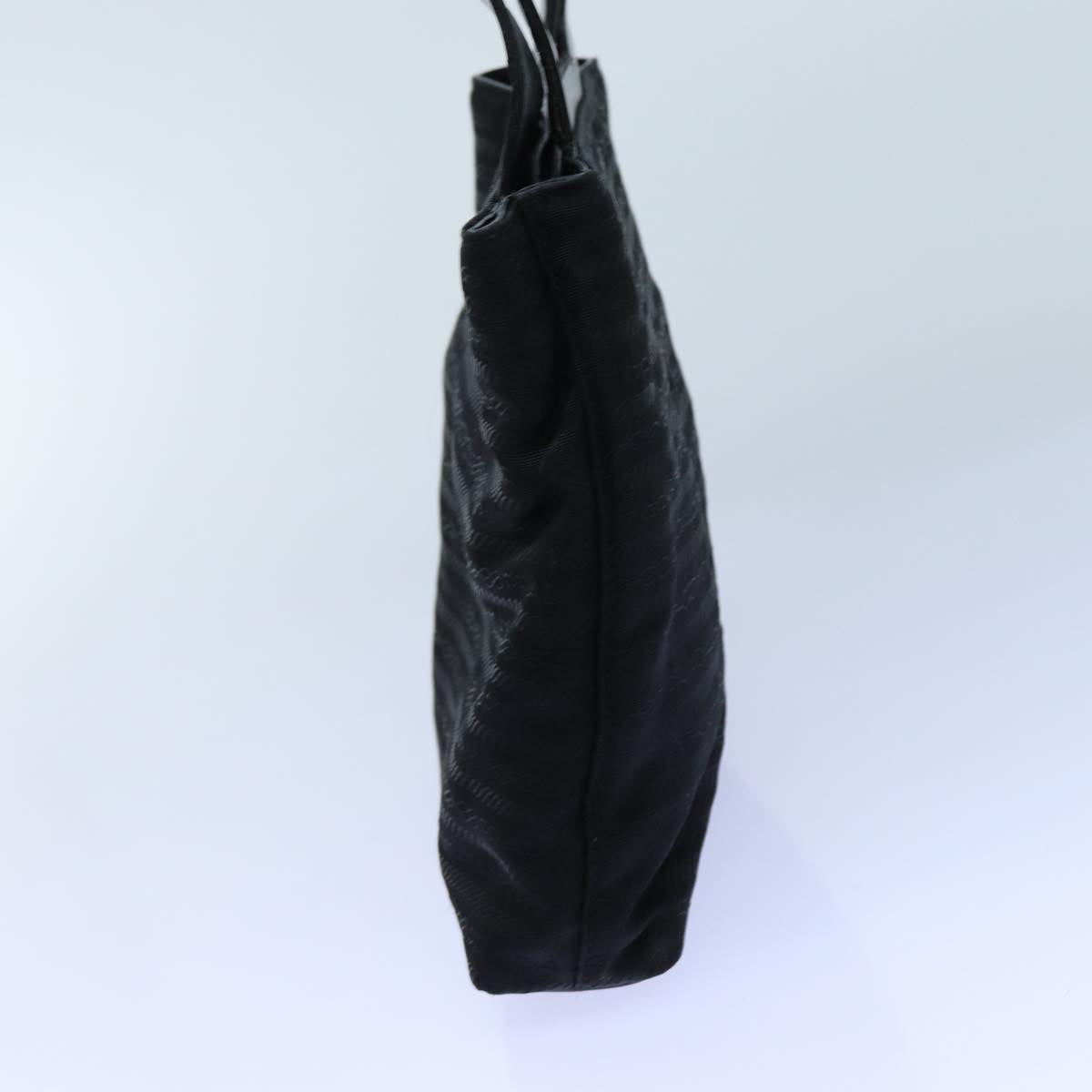 PRADA Hand Bag Nylon Black Auth bs13808