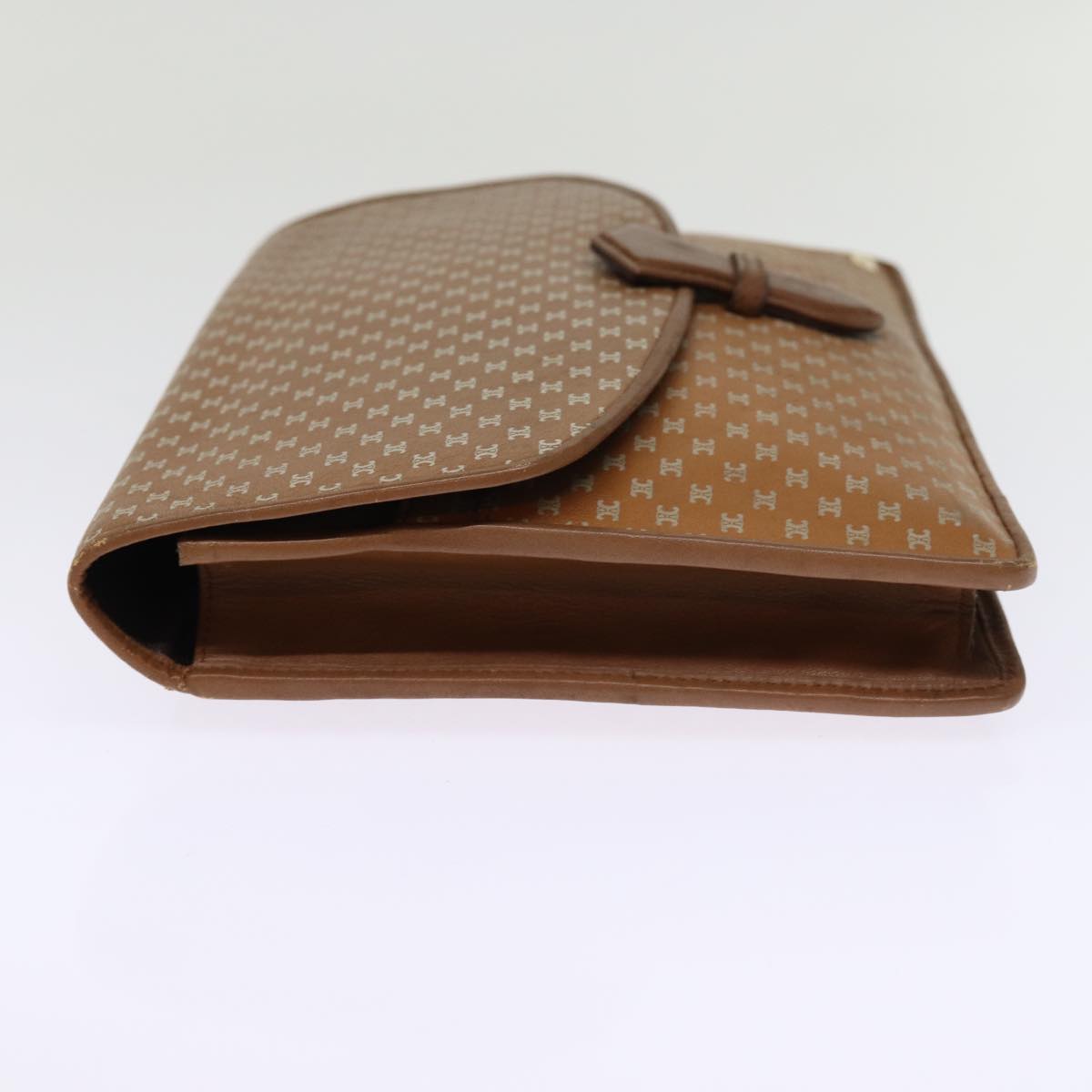 Luxury CELINE Macadam Canvas Clutch Bag Brown  14112
