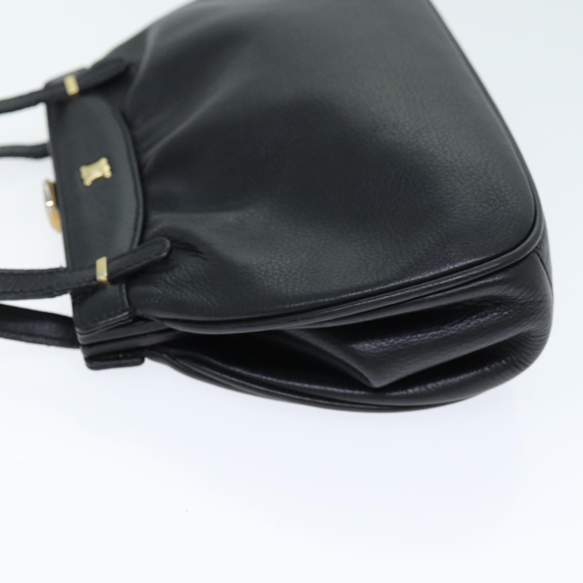 Luxury CELINE Hand Bag Leather Black  14458