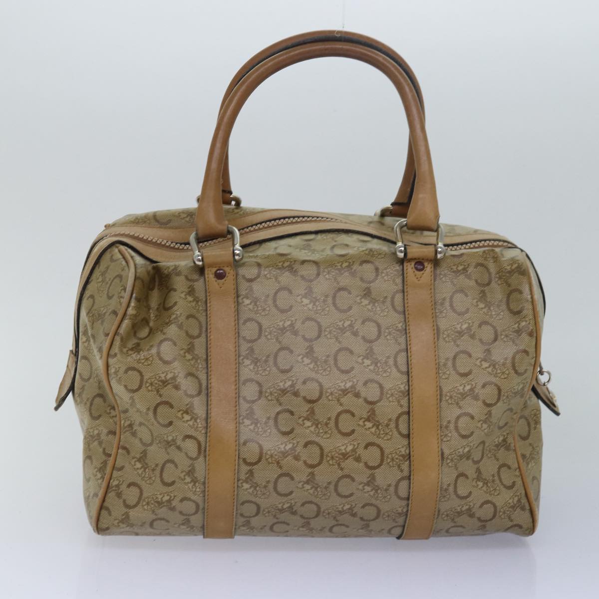 Luxury CELINE Macadam Canvas C Macadam Canvas Shoulder Bag 4Set Beige Navy  14874