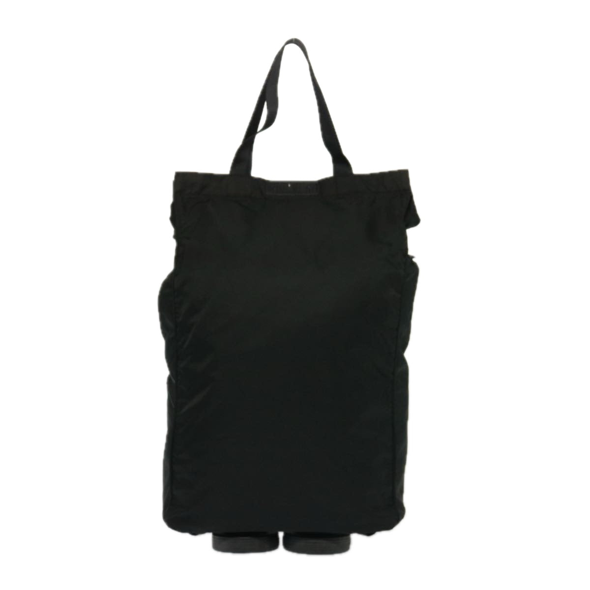 PRADA Business Bag Nylon Black Auth bs14919