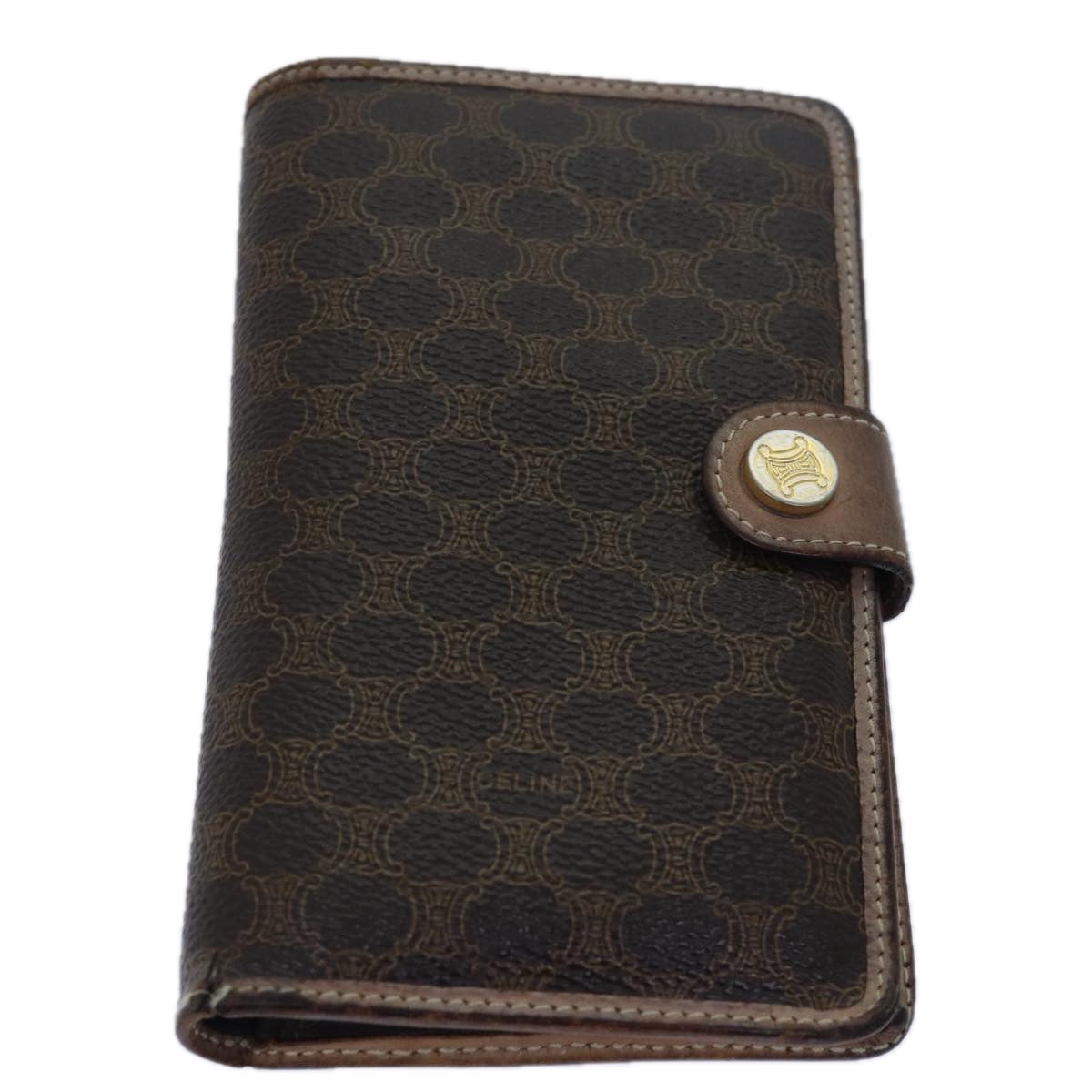 Luxury CELINE Macadam Canvas Wallet 5Set Brown Beige  15525