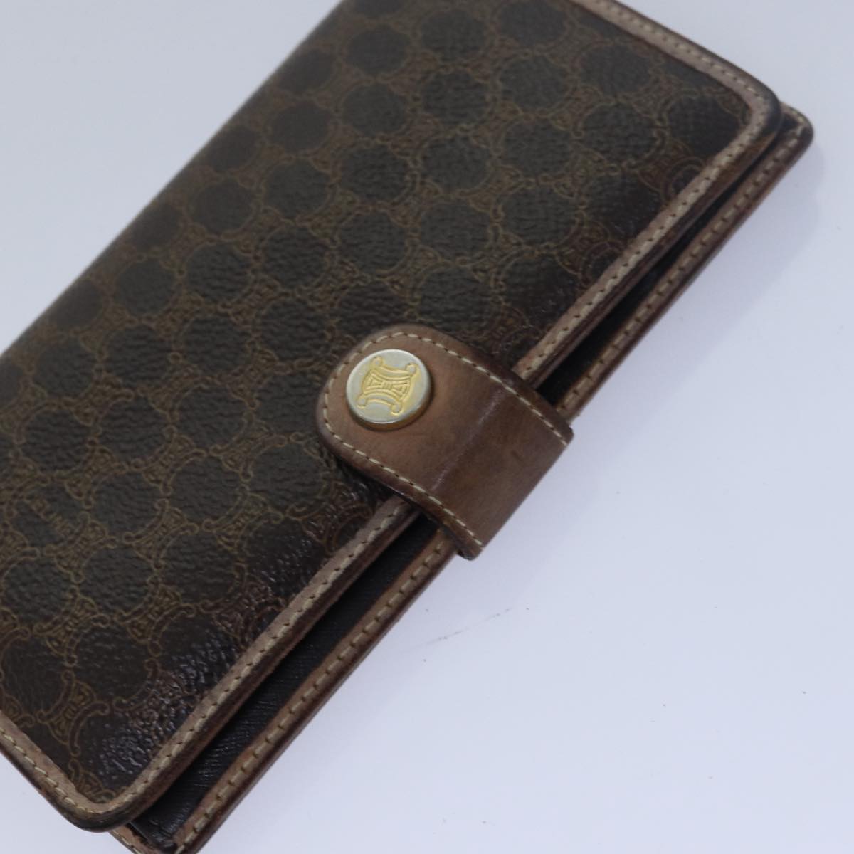 Luxury CELINE Macadam Canvas Wallet 5Set Brown Beige  15525