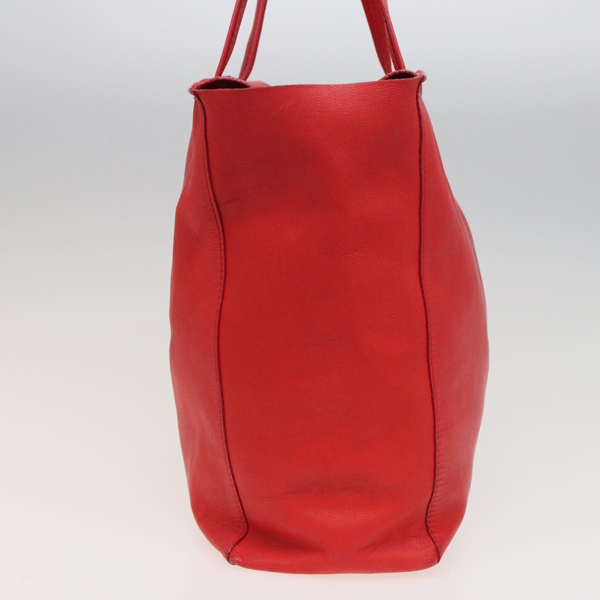 Luxury CELINE Tote Bag Leather Red  15628