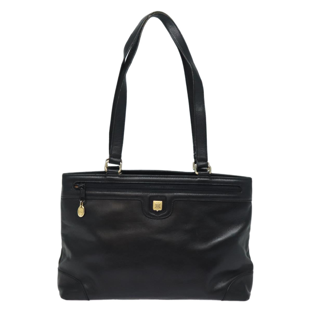 Luxury CELINE Tote Bag Leather Black  15635