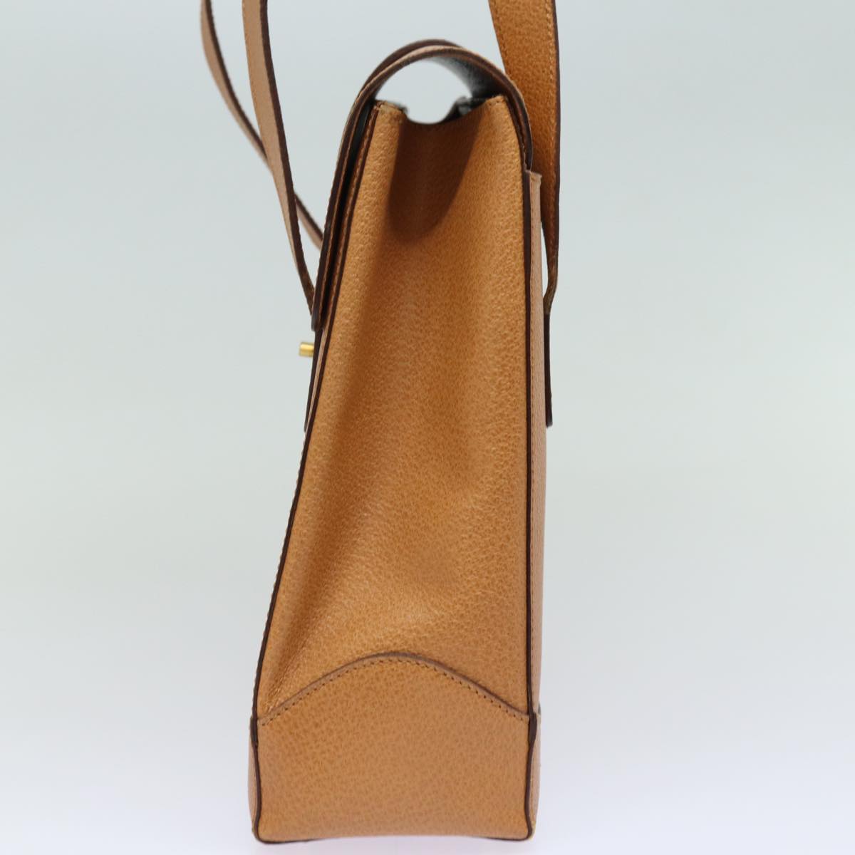 Luxury CELINE Shoulder Bag Leather Brown  15636