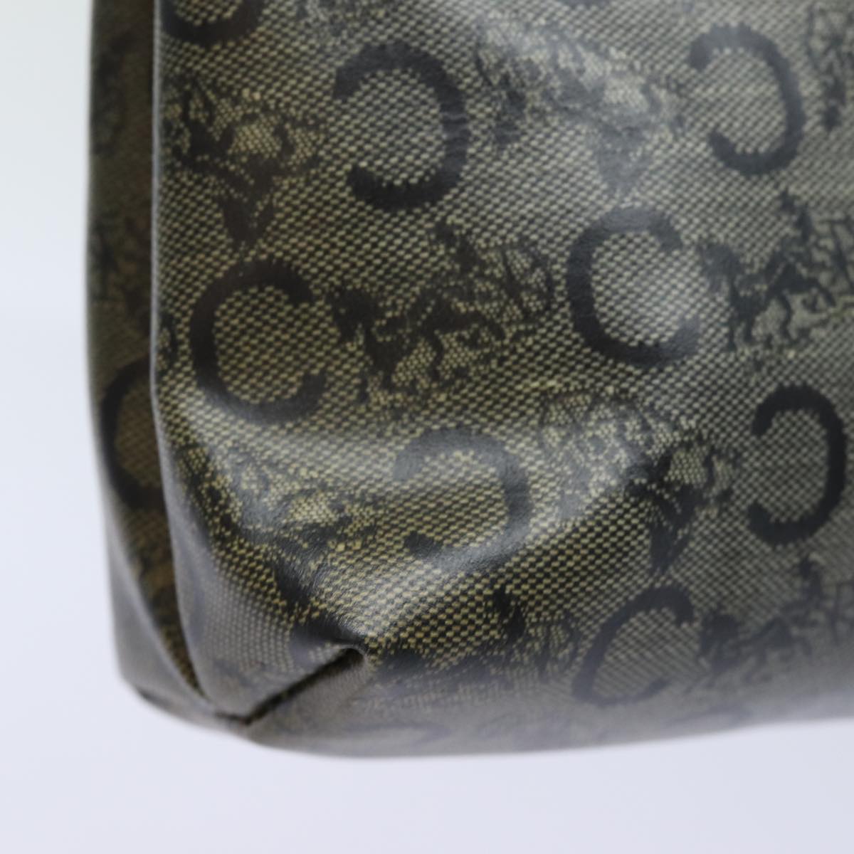 Luxury CELINE C Macadam Canvas Pouch Black  15889