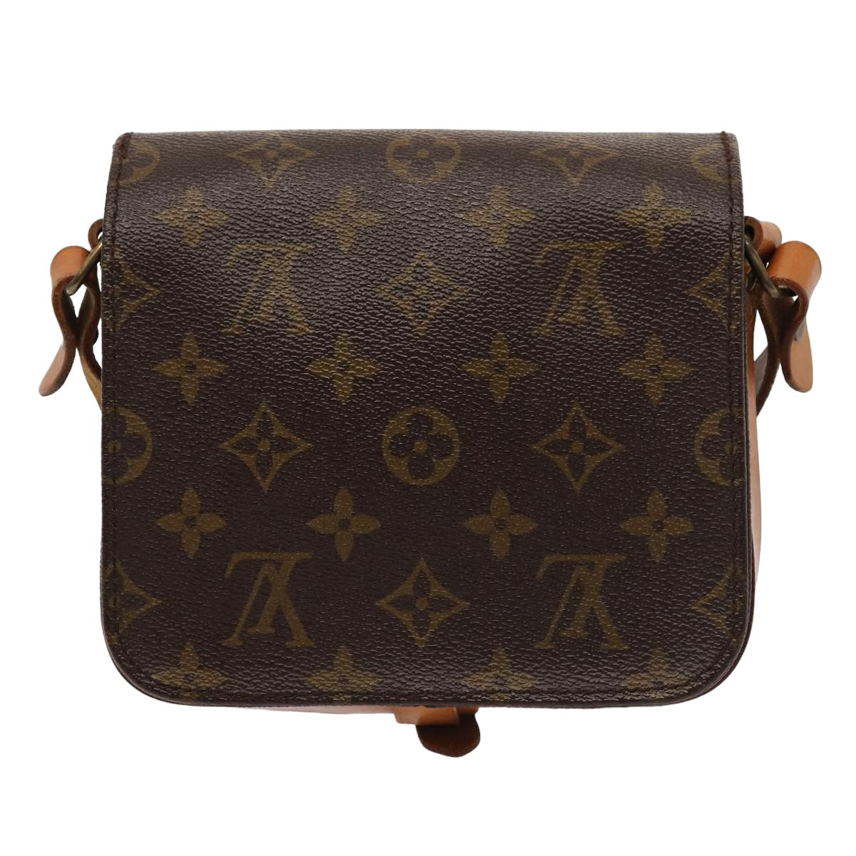 LOUIS VUITTON Monogram Cartouchiere PM Shoulder Bag M51254 LV Auth bs15916