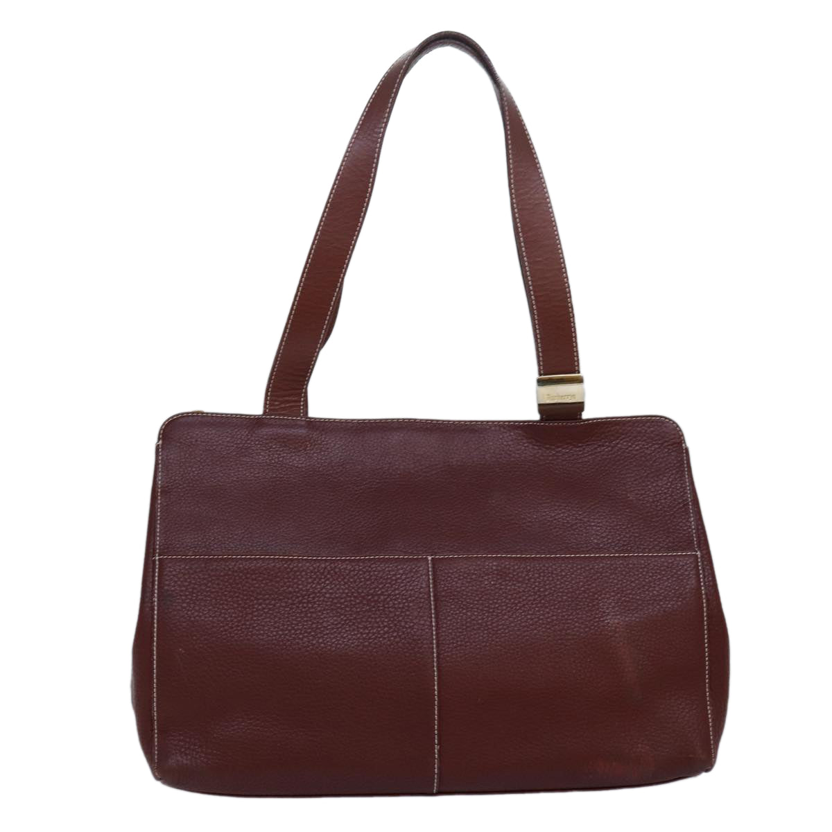 Luxury BurberrySs Tote Bag Leather Brown Auth bs16014