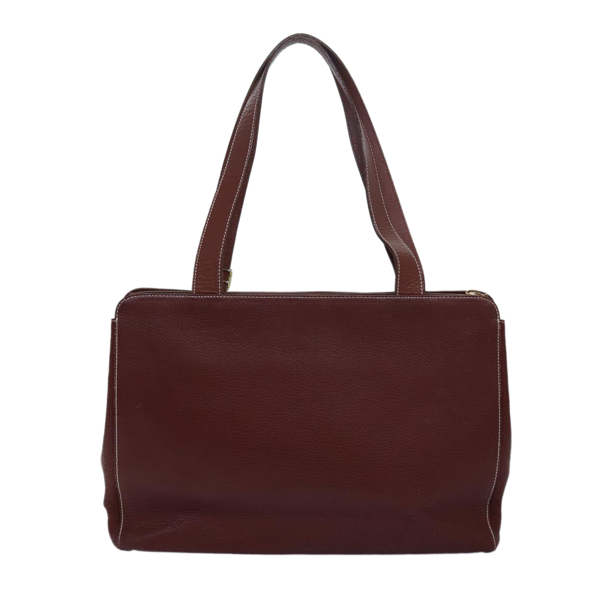 Luxury BurberrySs Tote Bag Leather Brown Auth bs16014