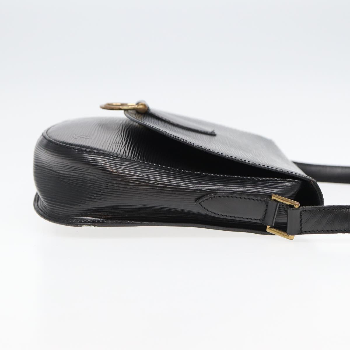 LOUIS VUITTON Epi Saint Cloud GM Shoulder Bag Black Noir M52192 LV Auth bs16110