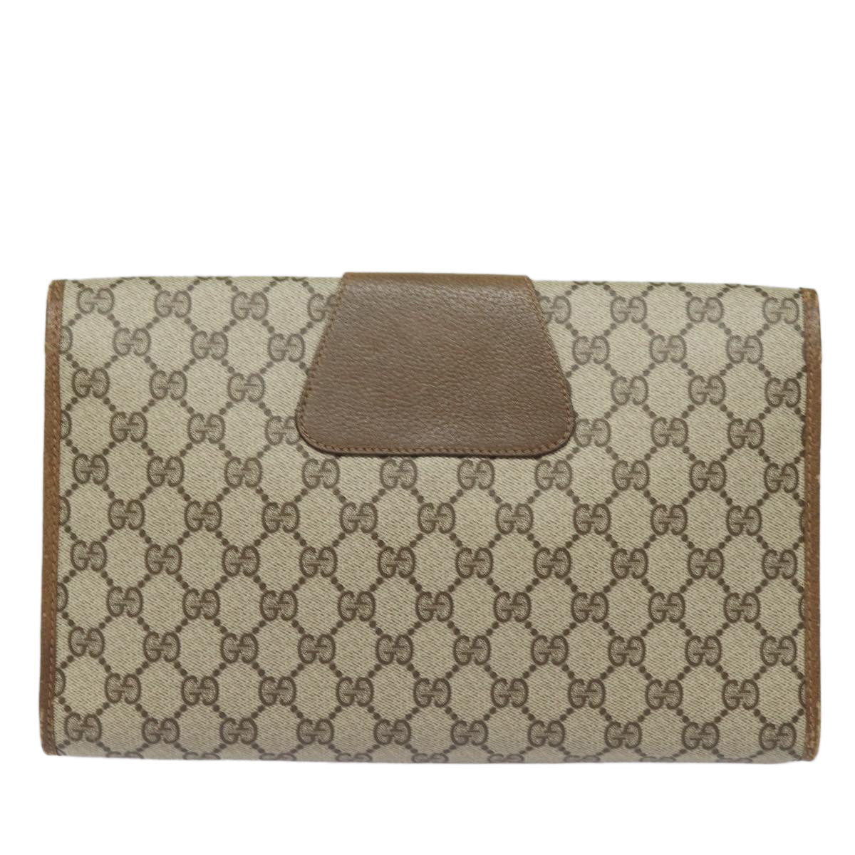 Gucci Leather Canvas Clutch