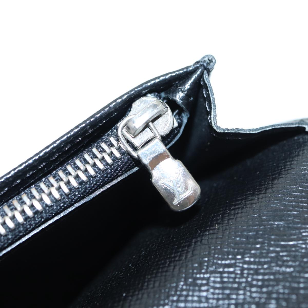 LOUIS VUITTON Epi Portefeuille Brazza Long Wallet Black M60622 LV Auth bs16921