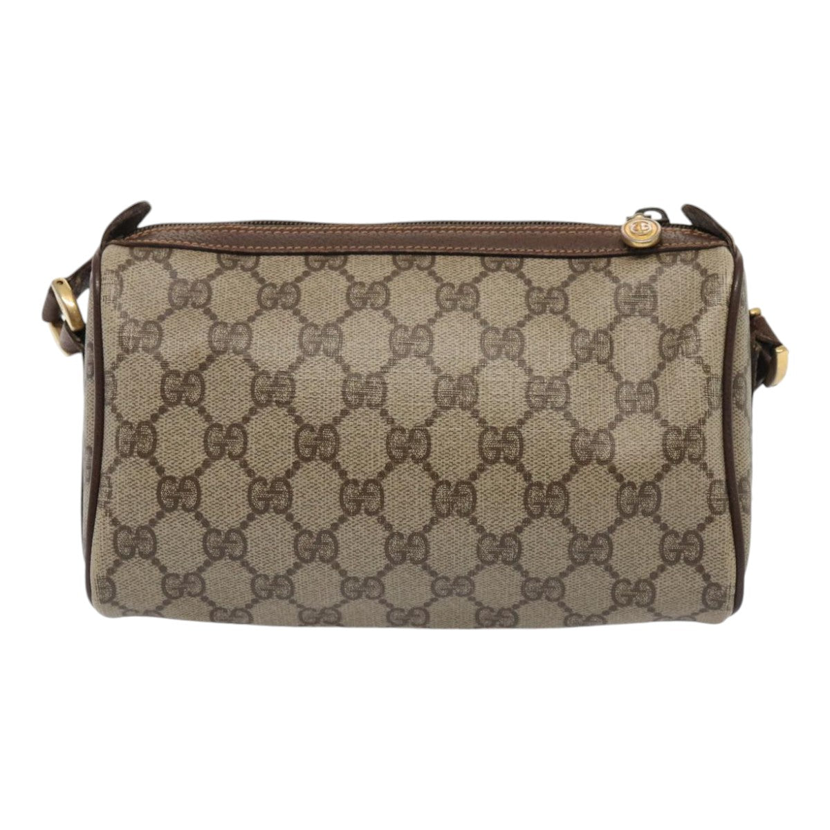 Gucci Leather Canvas Shoulder Bag