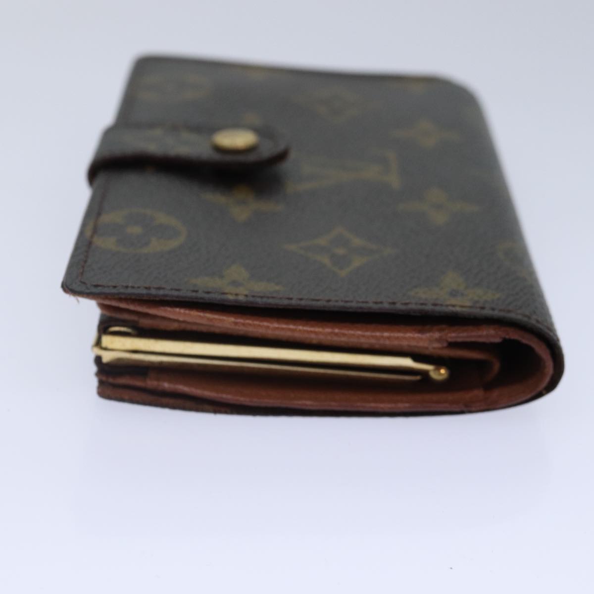 LOUIS VUITTON Monogram Porte Monnaie Billets Viennois Wallet M61663 Auth bs17059