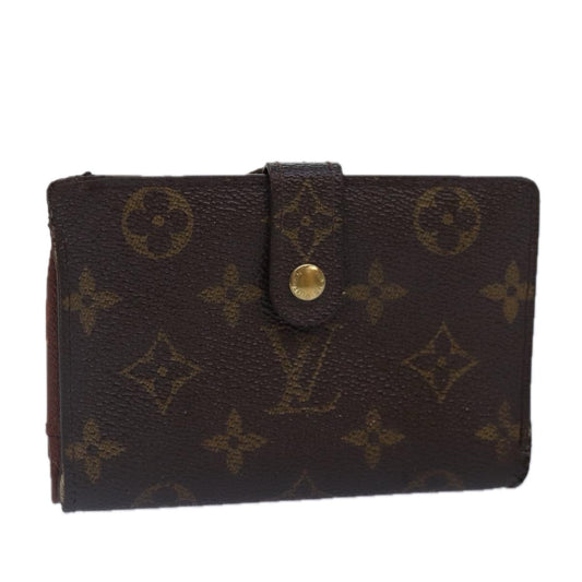 LOUIS VUITTON Monogram Porte Monnaie Billets Viennois Wallet M61663 Auth bs17090
