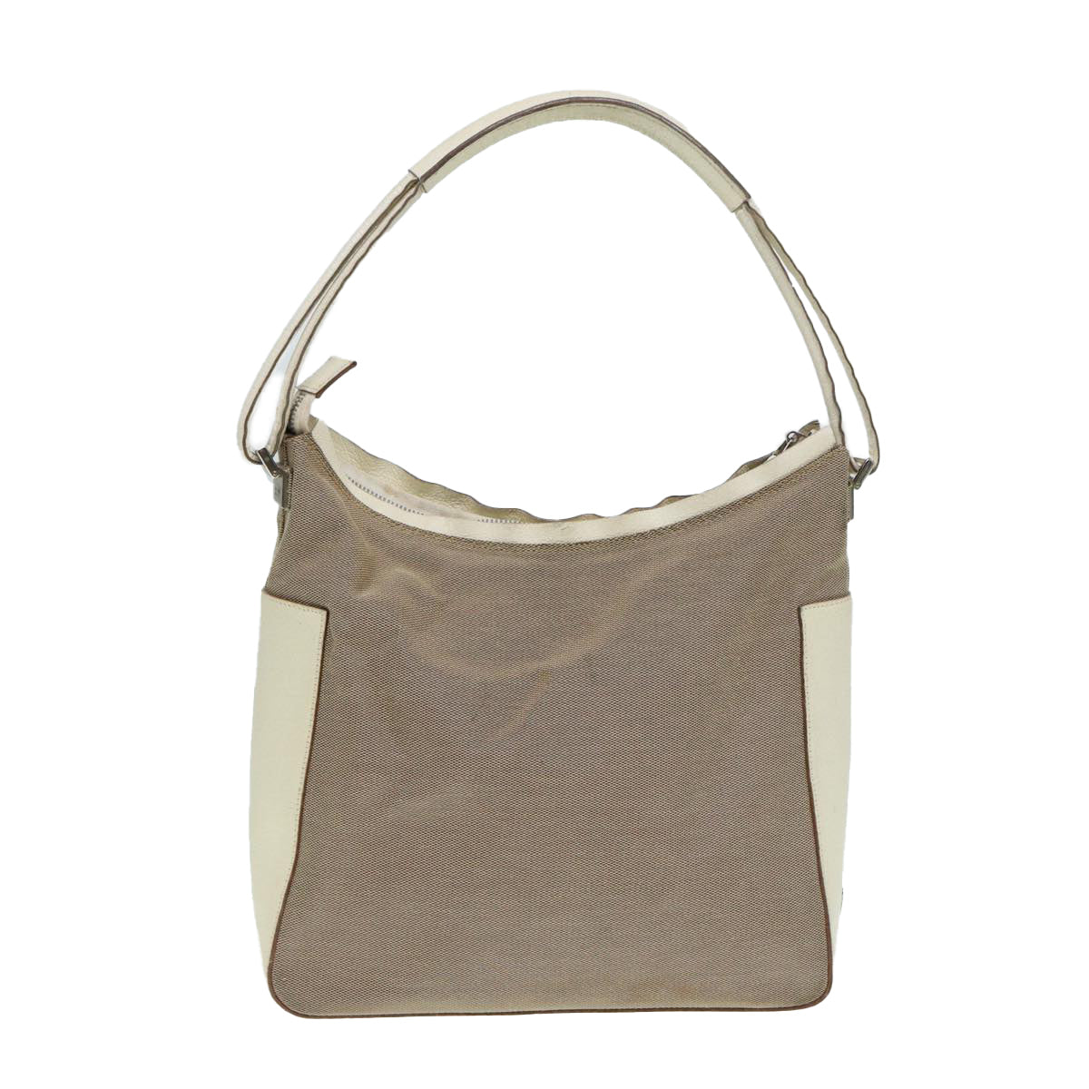 Gucci Leather Canvas Handbag