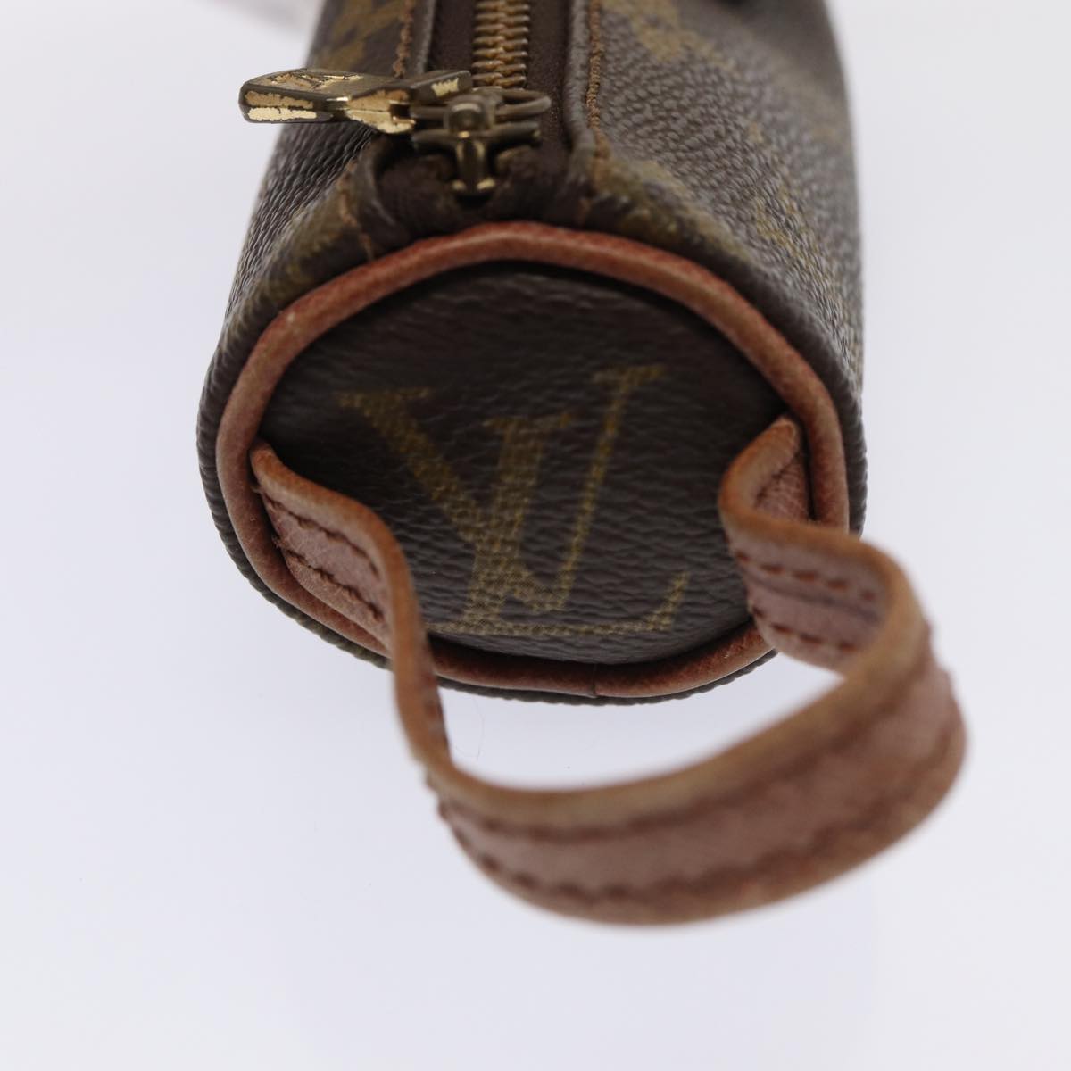 LOUIS VUITTON Monogram Etui 3 Ball de Golf Pouch M58249 LV Auth bs17149