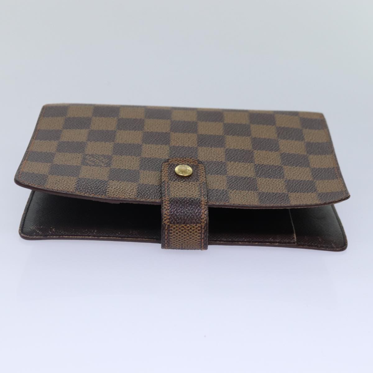 LOUIS VUITTON Damier Ebene Agenda MM Day Planner Cover R20240 LV Auth bs17190