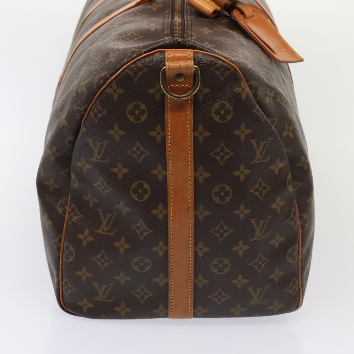 LOUIS VUITTON Monogram Keepall Bandouliere 55 Boston Bag M41414 LV Auth bs17279