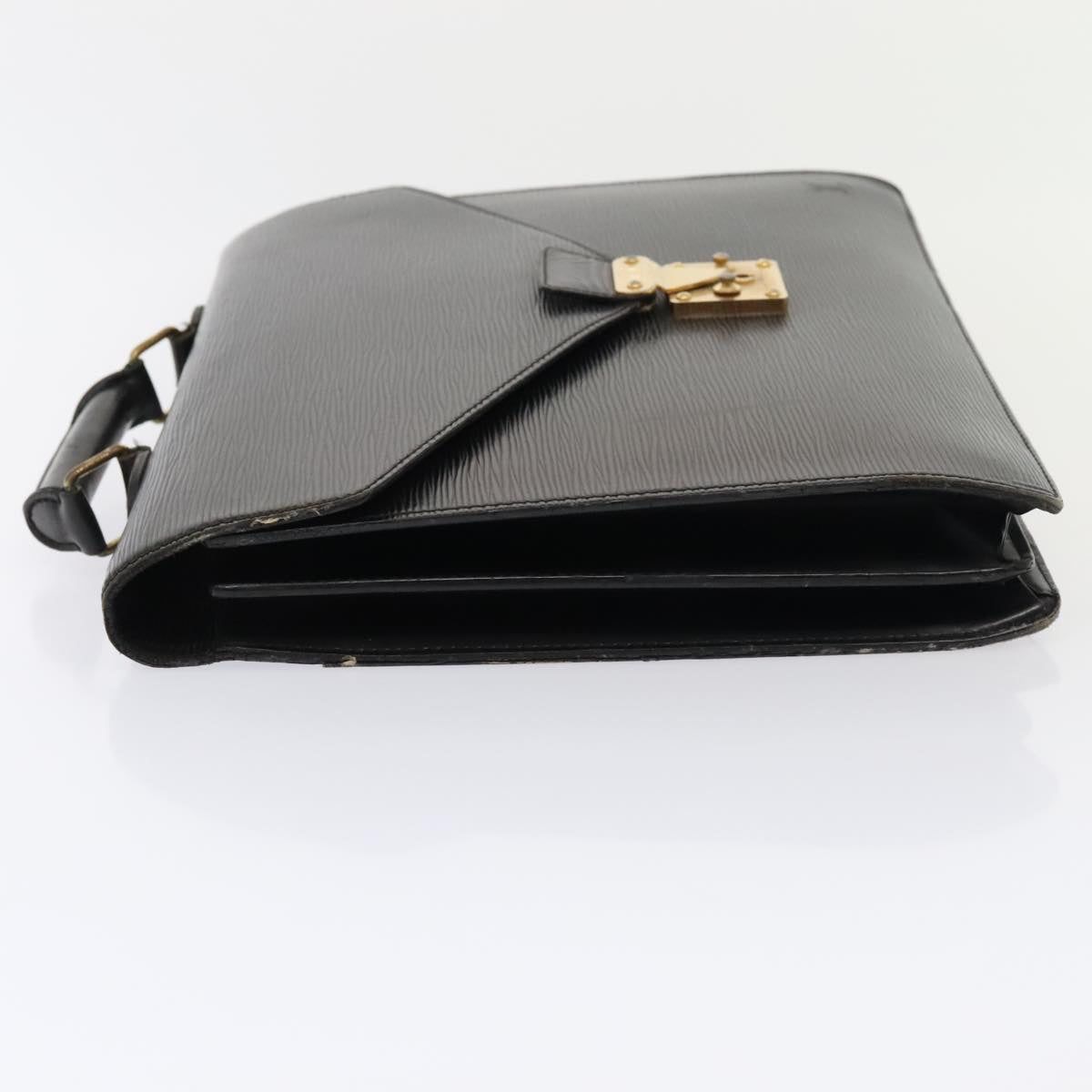 LOUIS VUITTON Epi Serviette Conseiller Briefcase Black M54422 LV Auth bs17515