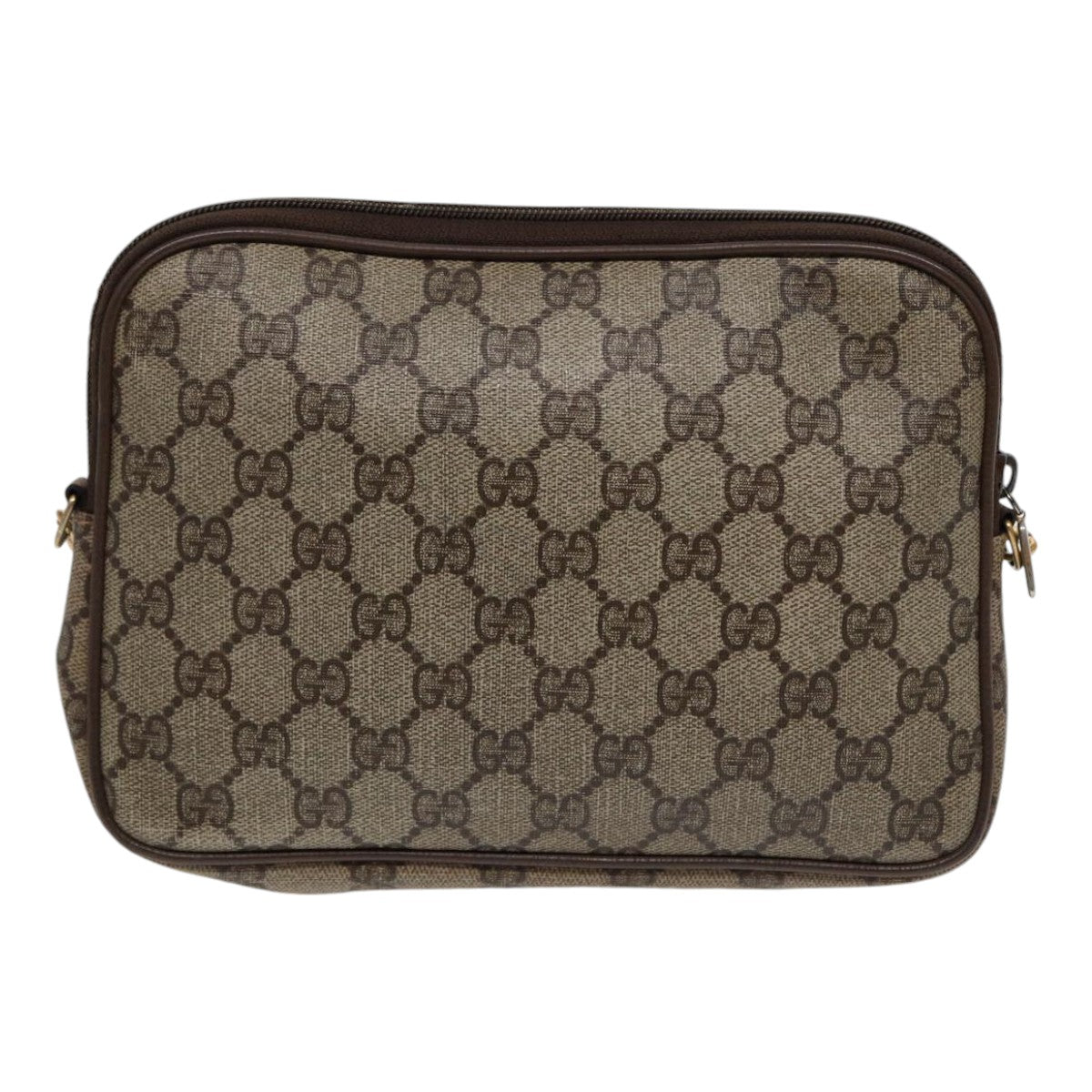 Gucci Leather Canvas Shoulder Bag