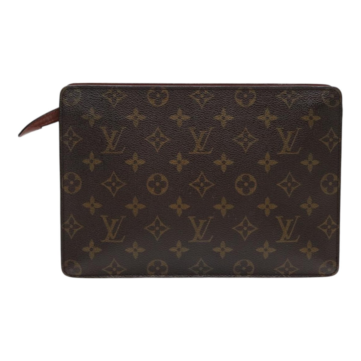 LOUIS VUITTON Monogram Pochette Homme Clutch Bag M51795 LV Auth bs17617