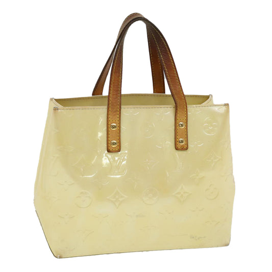 LOUIS VUITTON Monogram Vernis Reade PM Hand Bag Perle M91336 LV bs2436