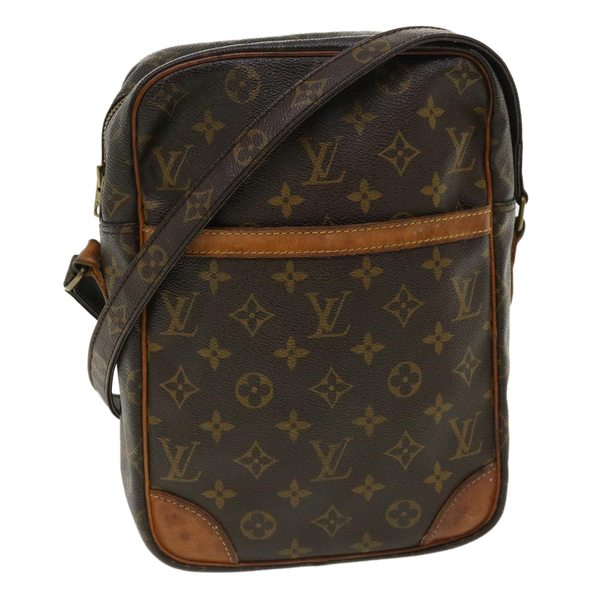 LOUIS VUITTON Monogram DanubeMM Shoulder Bag M45264 LV Auth bs3678