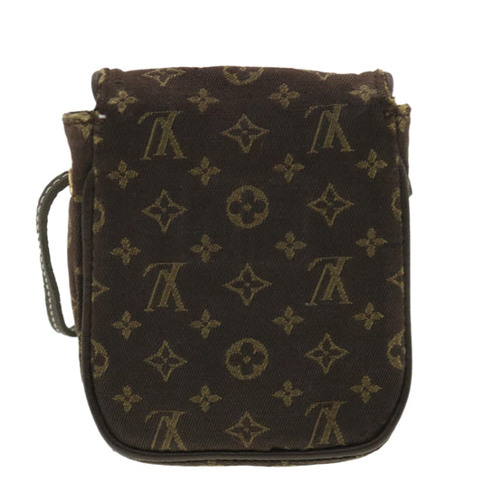 LOUIS VUITTON Monogram Mini Pochette Cancun Pouch Brown LV Auth bs4036 Clutch