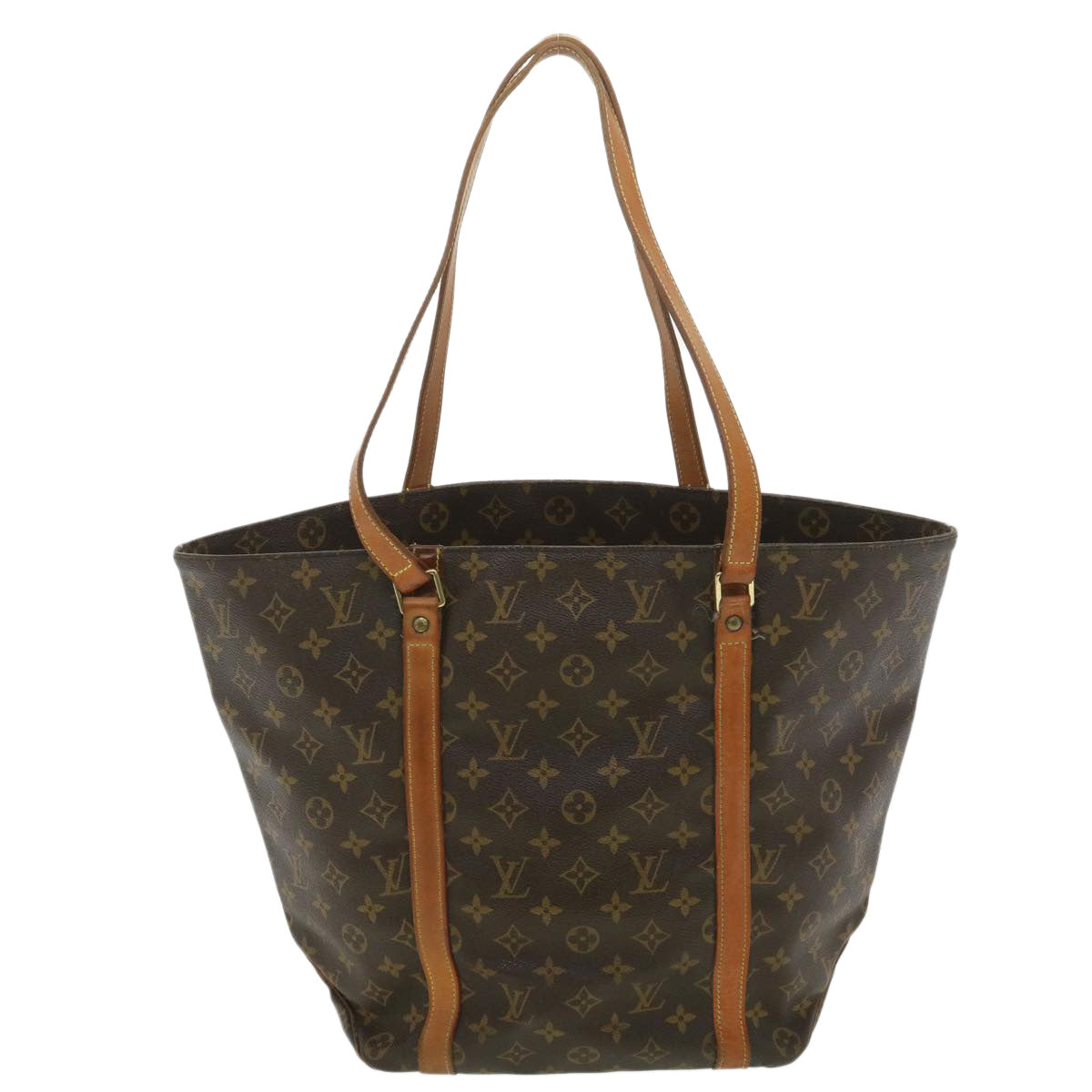 LOUIS VUITTON Monogram Sac Shopping Tote Bag LV Auth bs4083