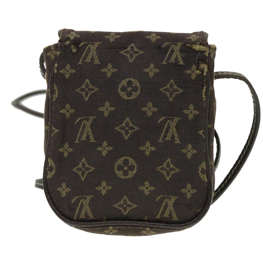 LOUIS VUITTON Monogram Mini Pochette Cancun Pouch Brown LV Auth bs4436 Clutch