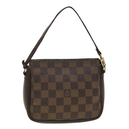 LOUIS VUITTON Damier Ebene Trousse Make Up Pouch N51982 LV bs4885